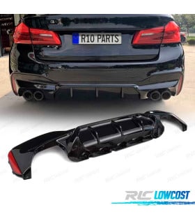 DIFUSOR BMW G30 G31 17- LOOK M5 NEGRO BRILLO