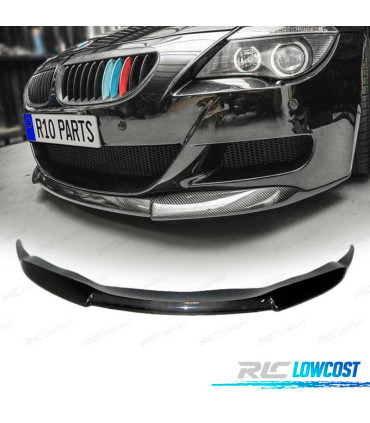 SPOILER LIP BMW E63 03-10 LOOK M6 CARBONO