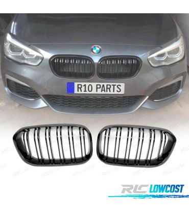REJILLAS PARRILLA BMW F20 F21 LCI 15-19 LOOK M1 NEGRO BRILLO
