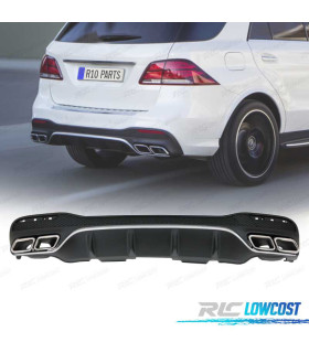 DIFUSOR MERCEDES GLE W166 15-19 LOOK AMG GLE63 + COLAS ESCAPE