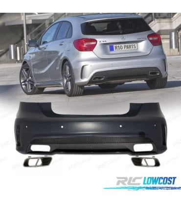 PARAGOLPES TRASERO PARA MERCEDES CLASE A W176 LOOK AMG A45 12-15