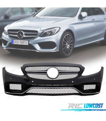 PARAGOLPES DELANTERO MERCEDES CLASE C W205 14-18 LOOK C63 + PARRILLA