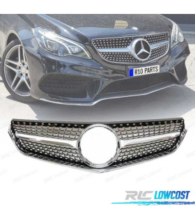 PARRILLA MERCEDES CLASE E W207 14-16 LOOK DIAMOND CROMO
