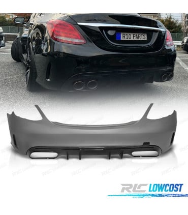 PARAGOLPES TRASERO MERCEDES CLASE C W205 4P 18- LOOK C43