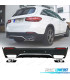 DIFUSOR MERCEDES CLASE GLC X253 15-18 LOOK AMG GLC63 + COLAS ESCAPE