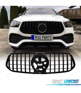 PARRILLA MERCEDES GLE W167 C167 COUPE 19- LOOK GT CAMARA NEGRO BRILLO