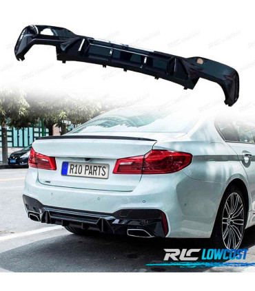 DIFUSOR BMW G30 G31 17- LOOK M PERFORMANCE NEGRO BRILLO