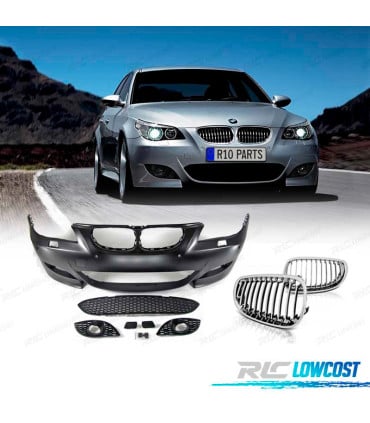 PARAGOLPES + PARRILLAS BMW E60 03-07 LOOK M5 SRA PDC