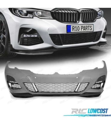 PARAGOLPES DELANTERO BMW G20 G21 19-22 LOOK M PERFORMANCE LIP NEGRO MATE PDC