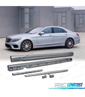 TALONERAS MERCEDES CLASE S W222 13-18 AMG S63 CROMO
