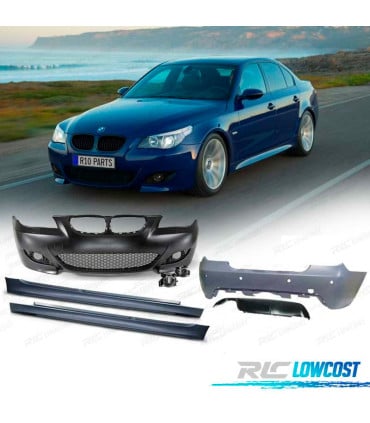 KIT CARROCERIA BMW E60 03-07 LOOK M5 SRA + ANTINIEBLAS