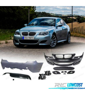 KIT CARROCERIA BMW E60 03-07 LOOK M5 SRA + NIEBLAS