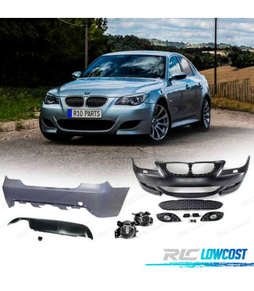 KIT CARROCERIA BMW E60 03-07 LOOK M5 SRA + NIEBLAS