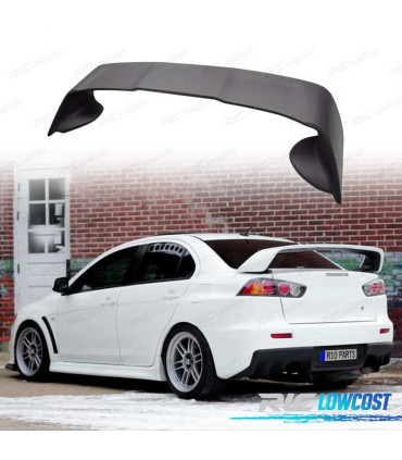 ALERON SPOILER MITSUBISHI LANCER MK8 SEDAN 07-15 LOOK EVO ABS