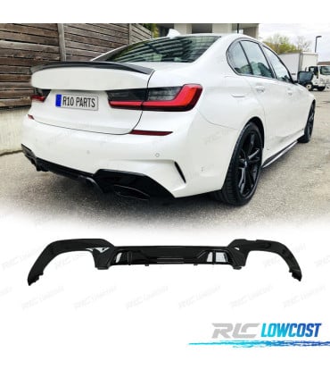 DIFUSOR BMW G20 G21 19- LOOK M PERFORMANCE NEGRO BRILLO