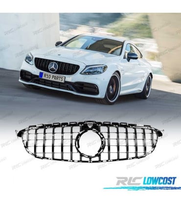 PARRILLA MERCEDES W205 18-21 LOOK GT-R NEGRO BRILLO