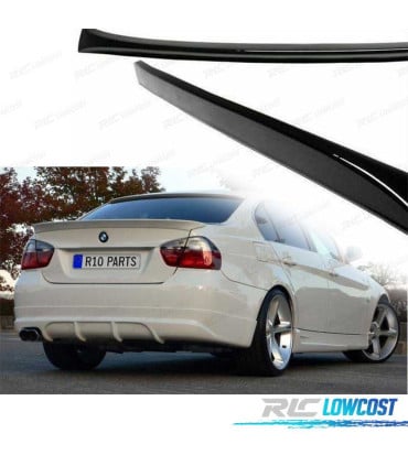 ALERON SPOILER BMW E90 05-12 LOOK M NEGRO BRILLO