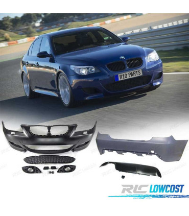 KIT CARROCERIA BMW E60 03-07 LOOK M5 PARAGOLPES DELANTERO + TRASERO