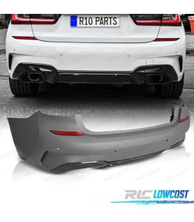 PARAGOLPES TRASERO BMW G20 19- LOOK M PERFORMANCE PDC NEGRO BRILLO