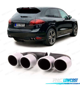 COLAS ESCAPE PORSCHE CAYENNE V8 GTS TURBO S 10-14 PLATA MATE