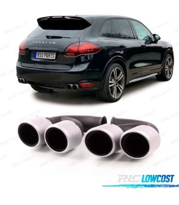 COLAS ESCAPE PORSCHE CAYENNE V8 GTS TURBO S 10-14 PLATA MATE