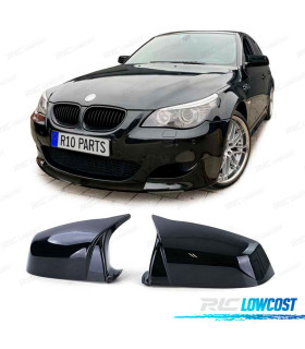 CARCASAS ESPEJO PARA BMW E60 E61 07-09 LOOK M NEGRO BRILLO