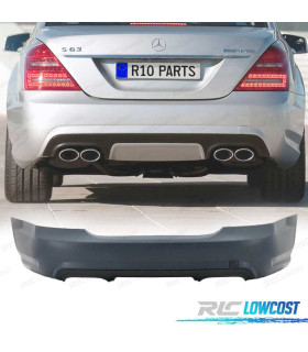 PARAGOLPES TRASERO MERCEDES CLASE S W221 05-11 LOOK AMG S65