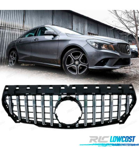 PARRILLA MERCEDES CLA C117 13-18 LOOK AMG GT NEGRO CROMO
