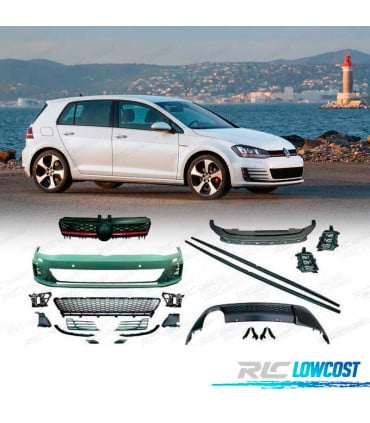 KIT CARROCERIA VOLKSWAGEN VW GOLF VII 12-17 PDC SRA LOOK GTI