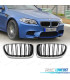 PARRILLA BMW F10 F11 10-16 LOOK M5 NEGRO CROMO