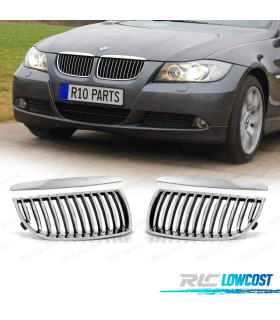PARRILLAS BMW E90 E91 05-08 CROMADO