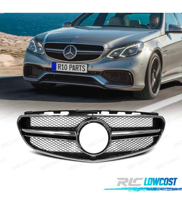 PARRILLA MERCEDES CLASE E W212 13-16 LOOK AMG NEGRO CROMO