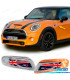 INTERMITENTES LATERALES PARA MINI COOPER F55 F56 F57 LED UK FLAG ROJO AZUL