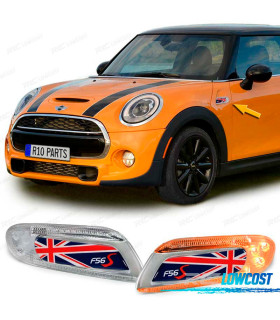 INTERMITENTES LATERALES PARA MINI COOPER F55 F56 F57 LED UK FLAG ROJO AZUL