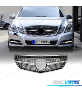 PARRILLA MERCEDES CLASE E W212 10-13 LOOK DIAMOND CROMO