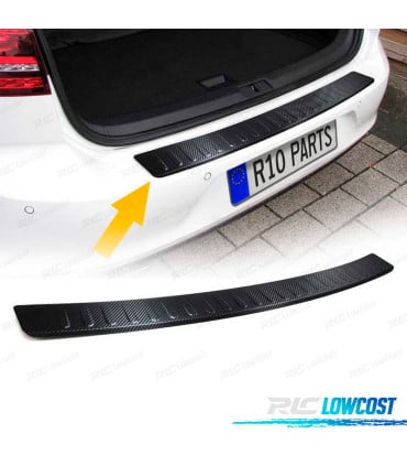 EMBELLECEDOR MALETERO PARA VOLKSWAGEN VW GOLF 7 SEDAN 12- CARBONO