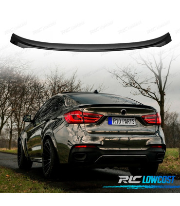 ALERON SPOILER BMW X6 F16 14-19 LOOK M PERFORMANCE NEGRO BRILLO