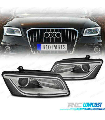 FAROS AUDI Q5 12-17 LUZ DIURNA DRL CROMADO