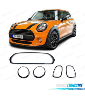 MARCO FAROS PARRILLA MINI F55 F56 F57 NEGRO BRILLO