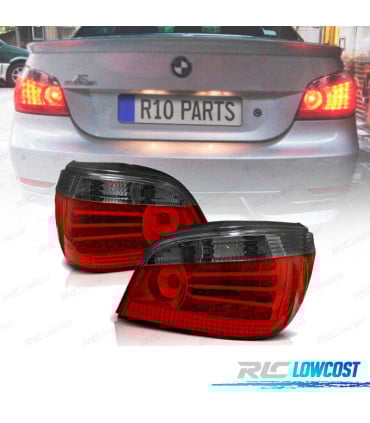 PILOTOS BMW E60 LCI 07-10 LED ROJO AHUMADO