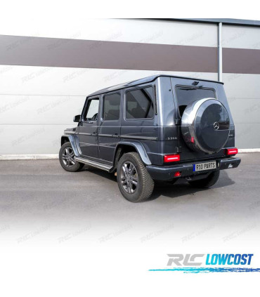 PILOTOS LED DINAMICOS MERCEDES CLASE G W463 07-17 ROJO AHUMADO LOOK AMG G55