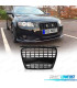 PARRILLA AUDI A3 8P 05-08 LOOK S LINE NEGRO BRILLO