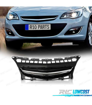 PARRILLA OPEL ASTRA J 12-15 NEGRO CROMADO