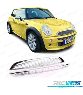 PARRILLA MINI COOPER R50 R53 01-06 S TYPE CROMADA