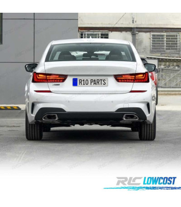 PILOTOS BMW SERIE 3 G20 19-22 FULL LED DINAMICOS LIGHT BAR OLED