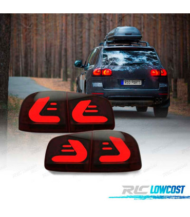 PILOTOS VOLKSWAGEN VW TOUAREG I 7L 02-10 CARDNA LED NEGRO AHUMADO