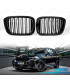 PARRILLA DOBLE BMW X3 G01 G08 X4 G02 LOOK M PERFORMANCE NEGRO BRILLO