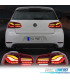 PILOTOS FULL LED VW GOLF 6 LIGHT BAR OLED DINAMICOS ROJO OSCURO