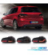 PILOTOS FULL LED VOLKSWAGEN VW GOLF 6 08-12 LIGHT BAR OLED ROJO DINAMICOS AHUMADOS