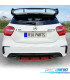 DIFUSOR MERCEDES CLASE A W176 AMG 12-18 LOOK A45 AMG NEGRO BRILLO ROJO